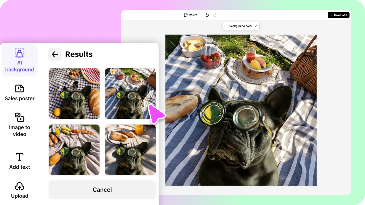 Animate backgrounds with memes, animals & anime